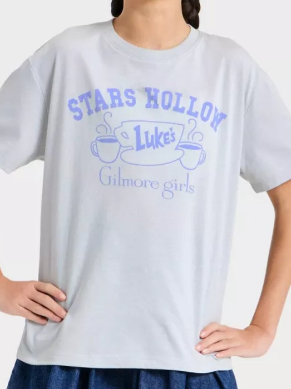 NEW Girls' Gilmore Girls Graphic Short Sleeve Medium (8) T-Shirt